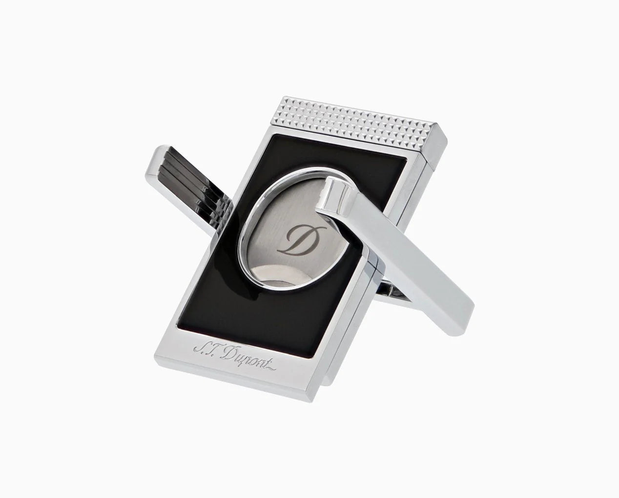 S.T. Dupont - Black Chrome Cigar Cutter Stand
