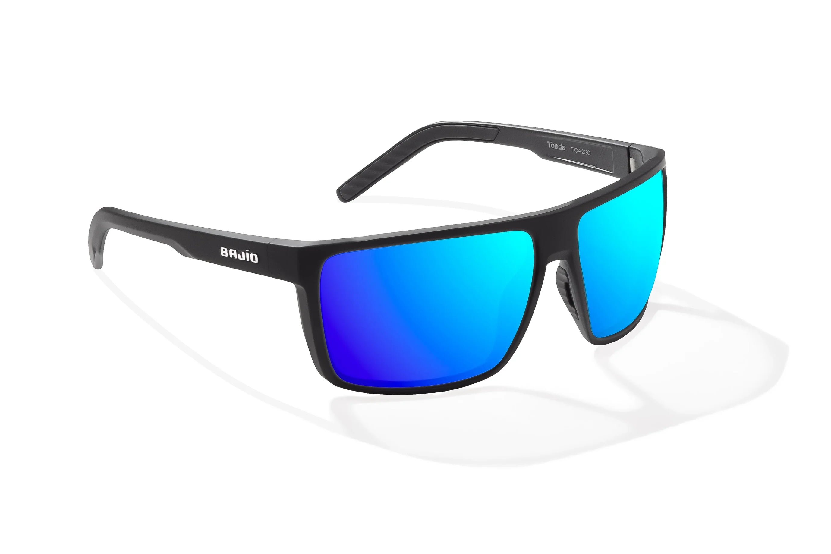 Bajio - Toads - Black Matte & Blue Mirror Glass