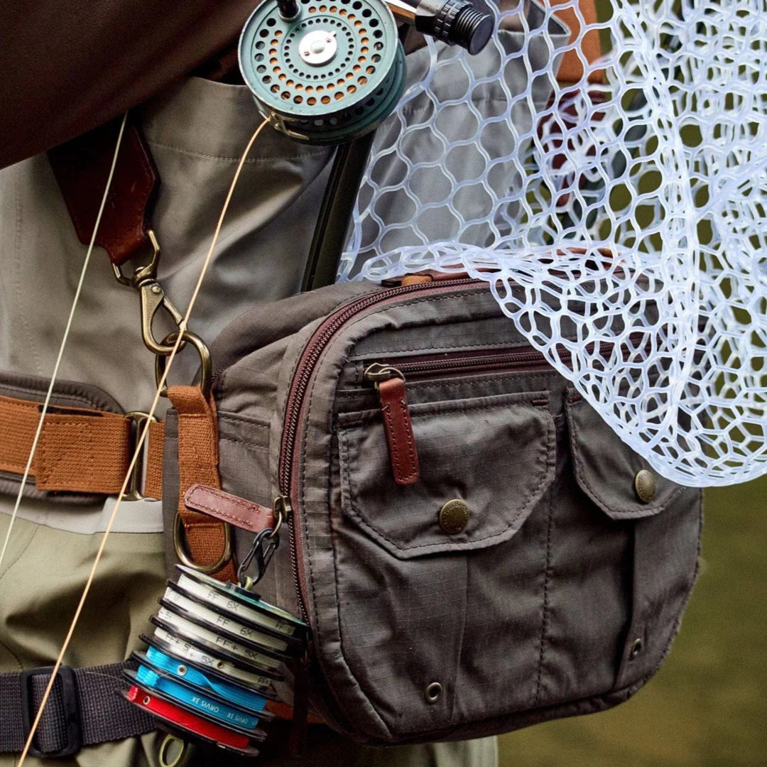 Tom Beckbe - All-Weather Ripstop Fishing Hip Pack - Bark