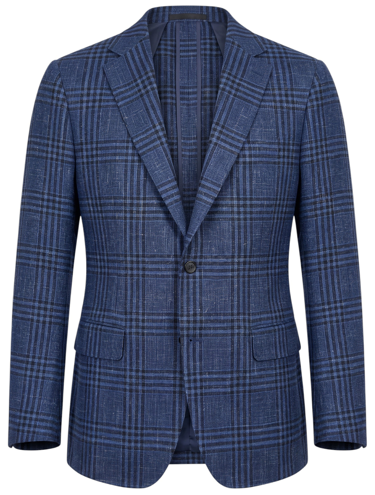 Paul Betenly - Soft Sport Coat - Cobalt Plaid