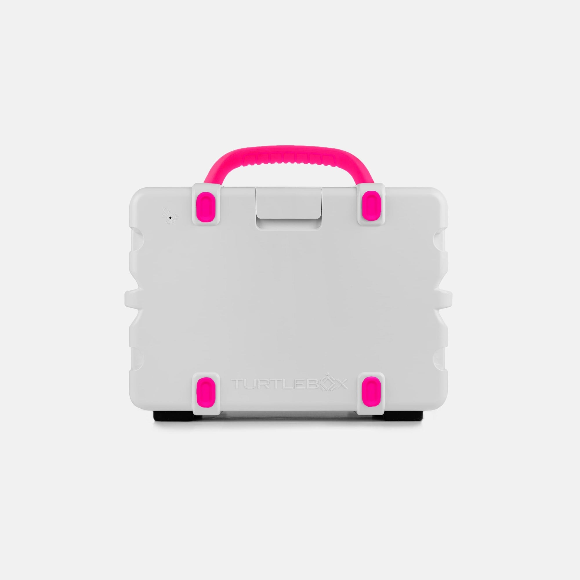 Turtlebox Audio - Outdoor Speaker Gen 3 - White + Hot Pink Handle