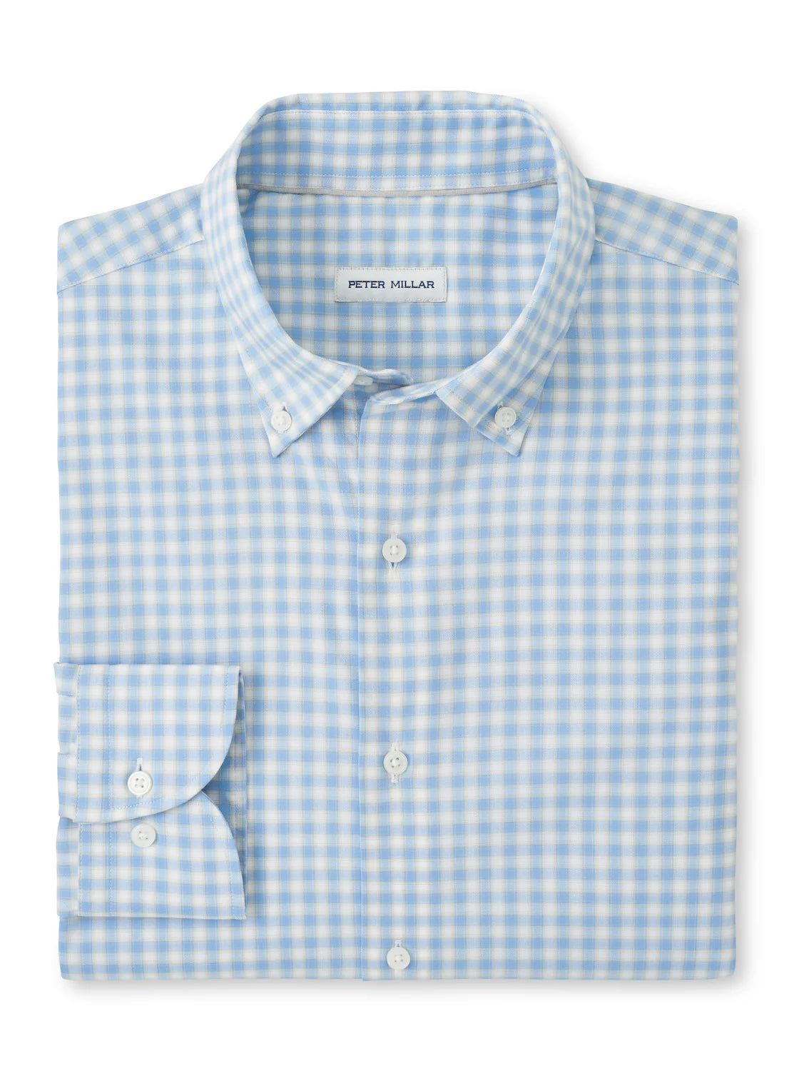 Peter Millar - Felix Crown Lite Cotton-Stretch Sport Shirt - Cottage Blue